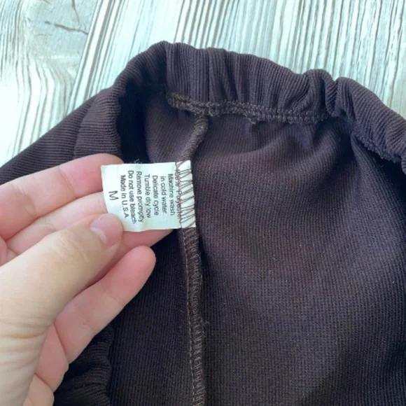 Women’s high rise brown straight leg pants size small - Picture 3 of 5